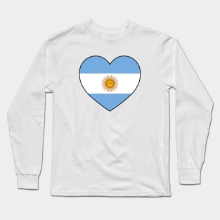 Heart - Argentina _044 Long Sleeve T-Shirt